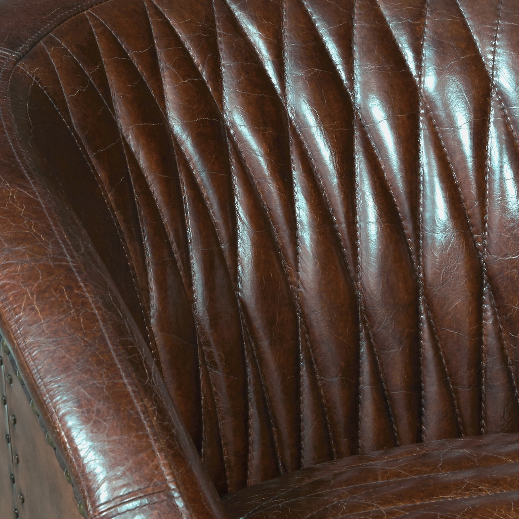 Lincolonshire Brown Accent Chair - Thumbnail - Image 6