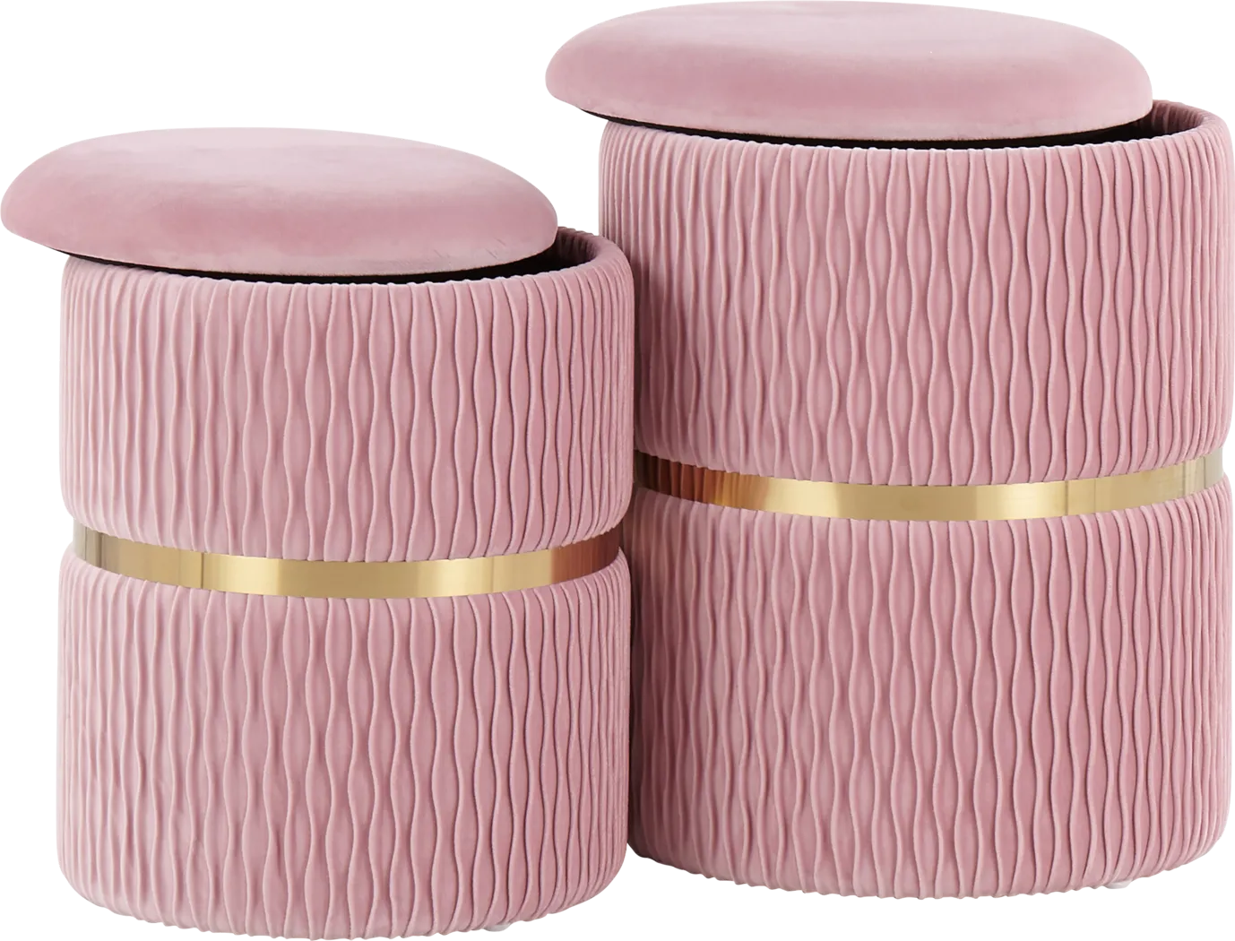 Lincoya Blush Ottoman, Set of 2 - Thumbnail - Image 4
