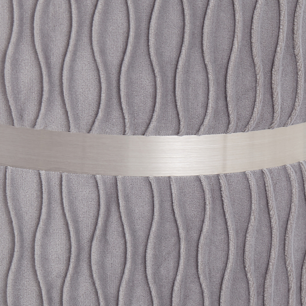 Lincoya Silver Ottoman, Set of 2 - Thumbnail - Image 3