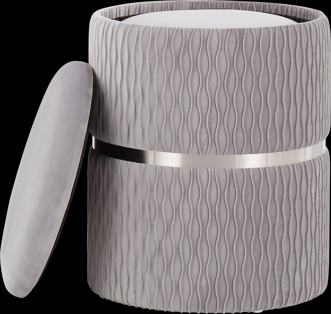 Lincoya Silver Ottoman, Set of 2 - Thumbnail - Image 5