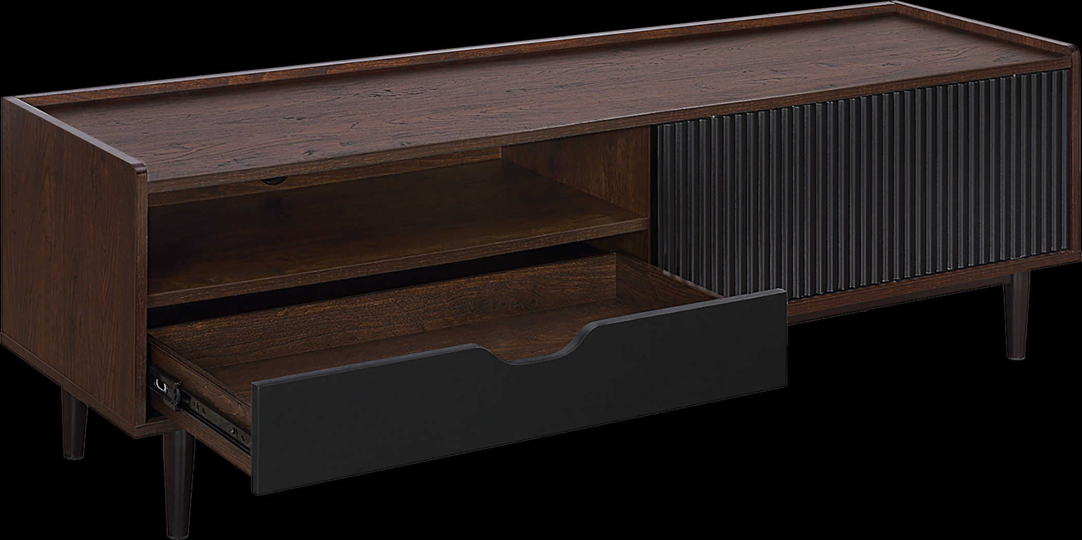 Lindall Black 59.5 in. Console - Thumbnail - Image 3