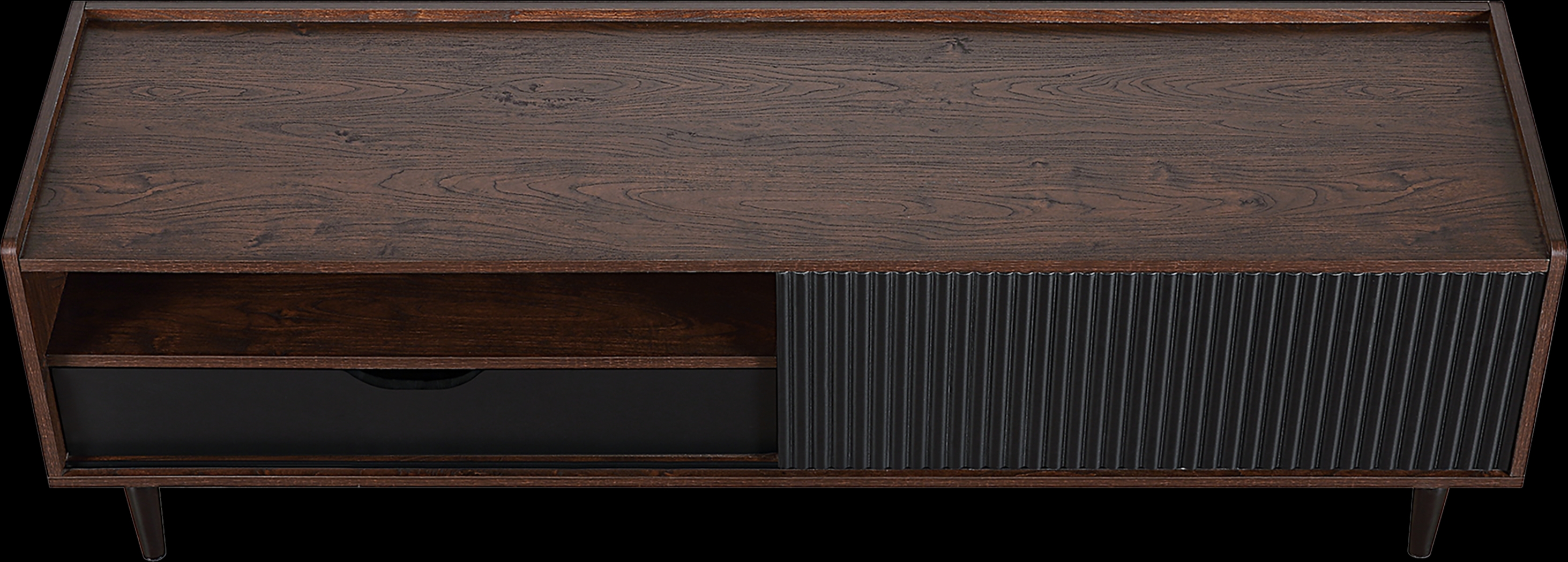 Lindall Black 59.5 in. Console - Thumbnail - Image 5