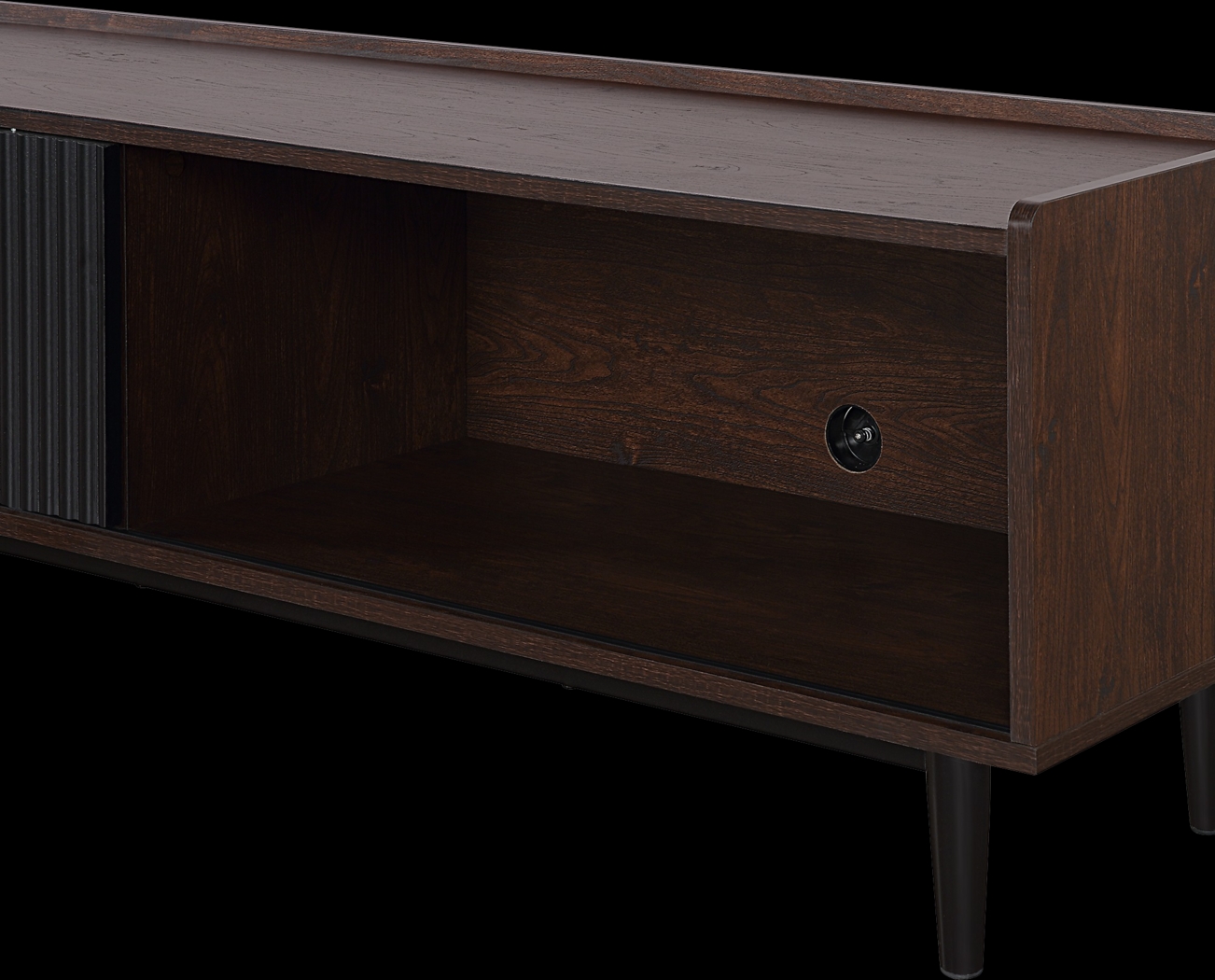 Lindall Black 59.5 in. Console - Thumbnail - Image 6