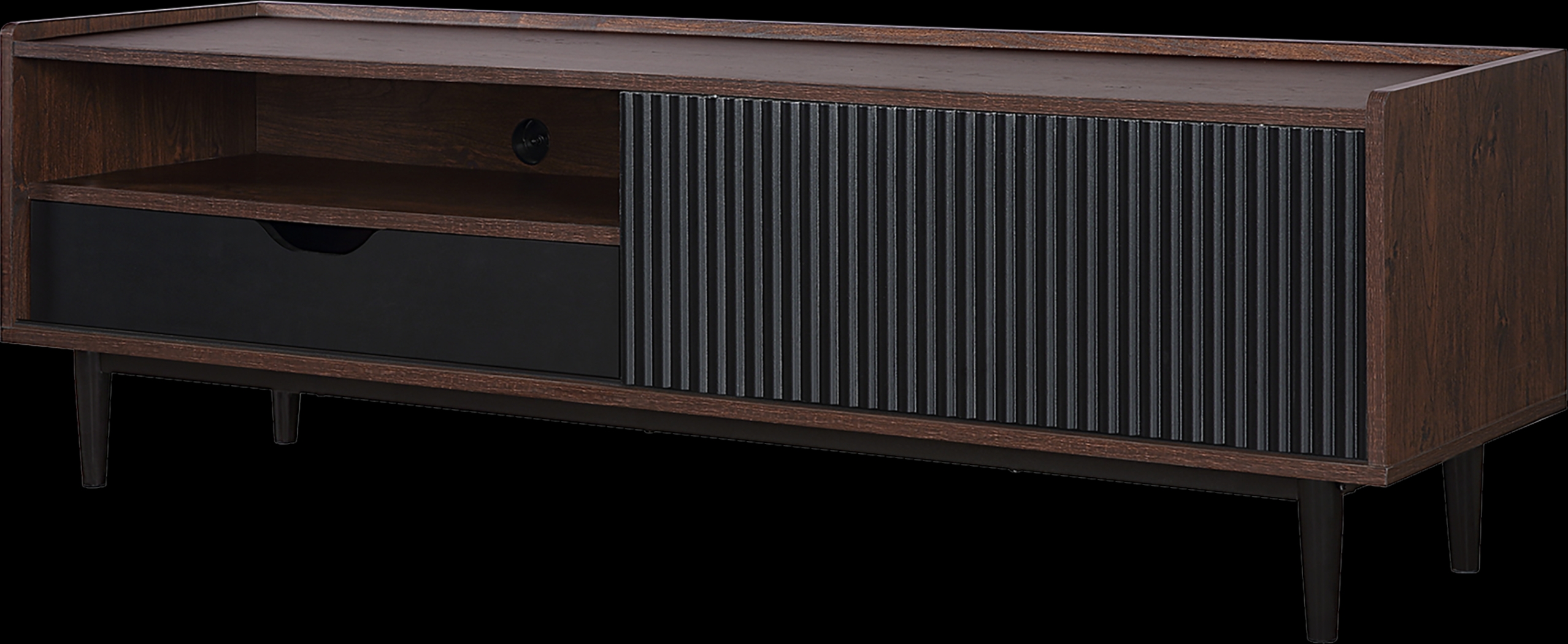 Lindall Black 59.5 in. Console - Thumbnail - Image 8