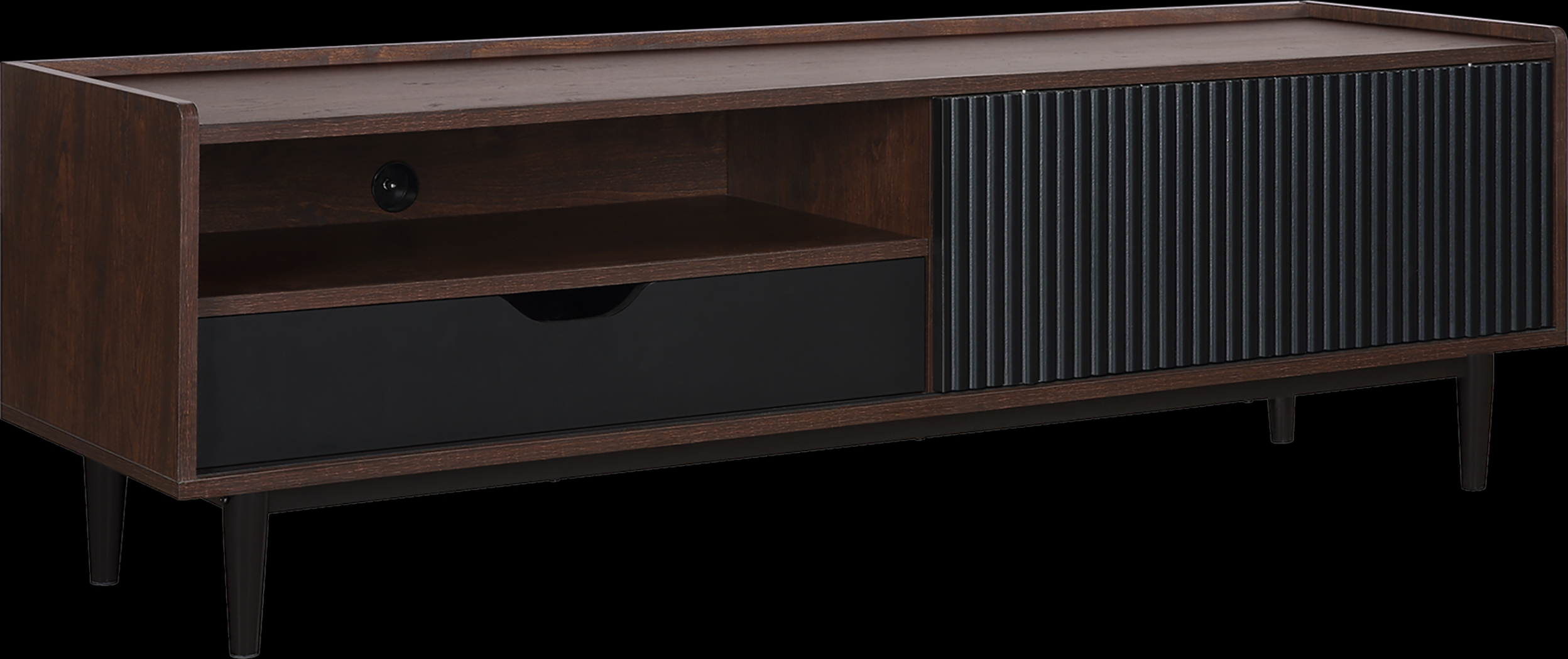 Lindall Black 59.5 in. Console - Thumbnail - Image 9