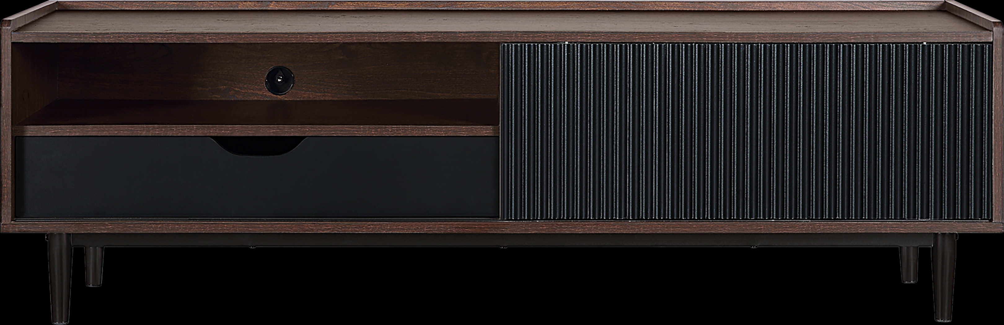 Lindall Black 59.5 in. Console - Thumbnail - Image 1