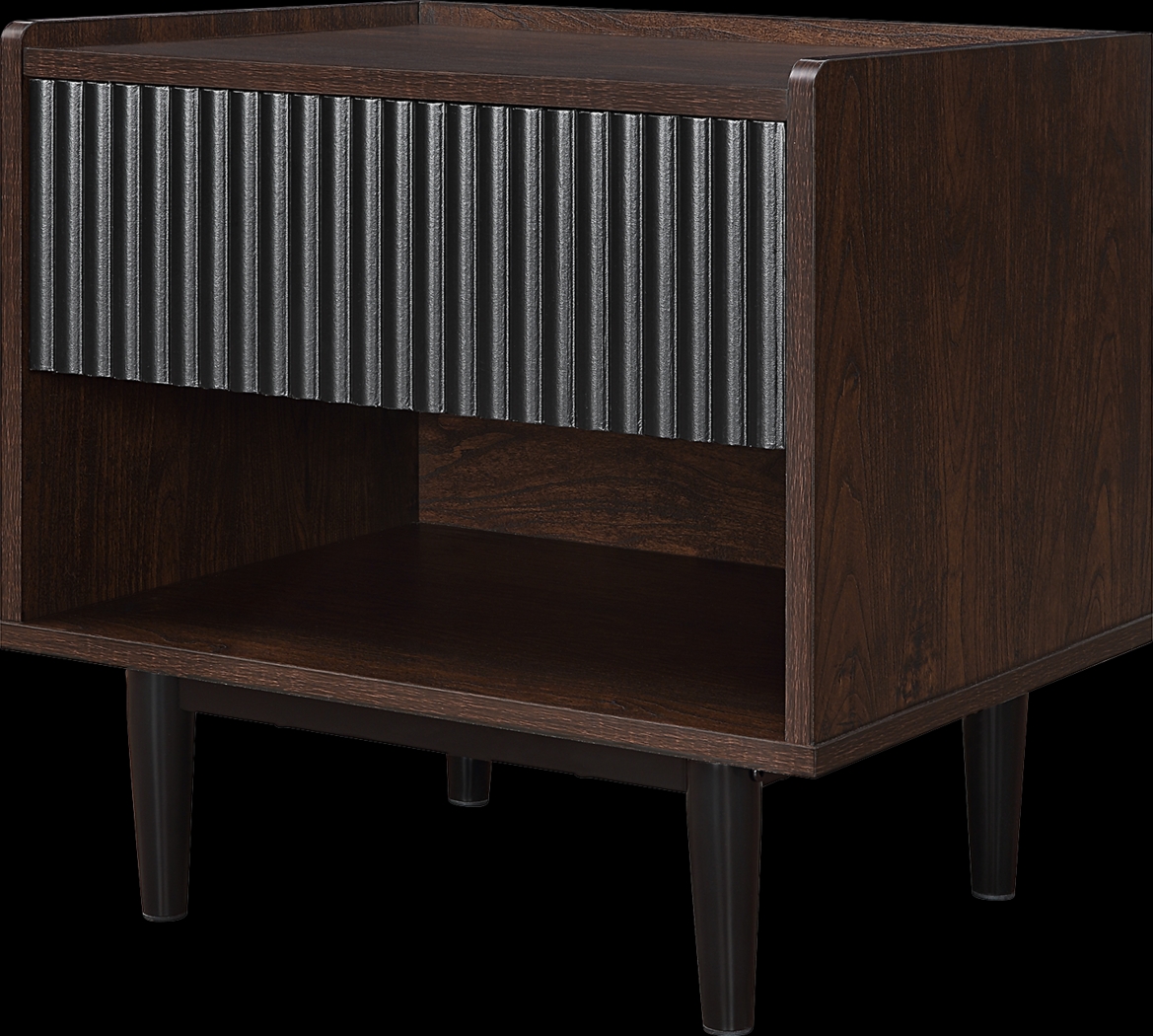 Lindall Black Nightstand - Thumbnail - Image 8