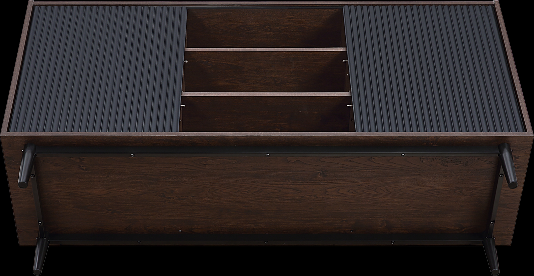 Lindall Black Sideboard - Thumbnail - Image 5