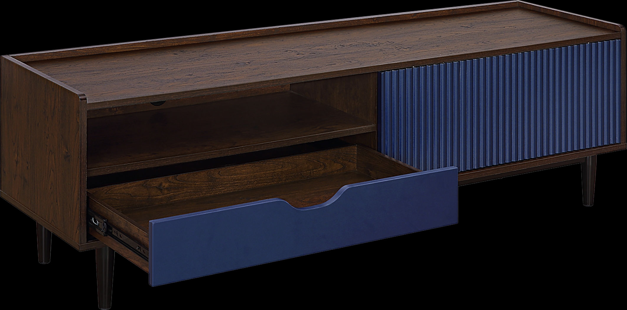 Lindall Navy 59.5 in. Console - Thumbnail - Image 3