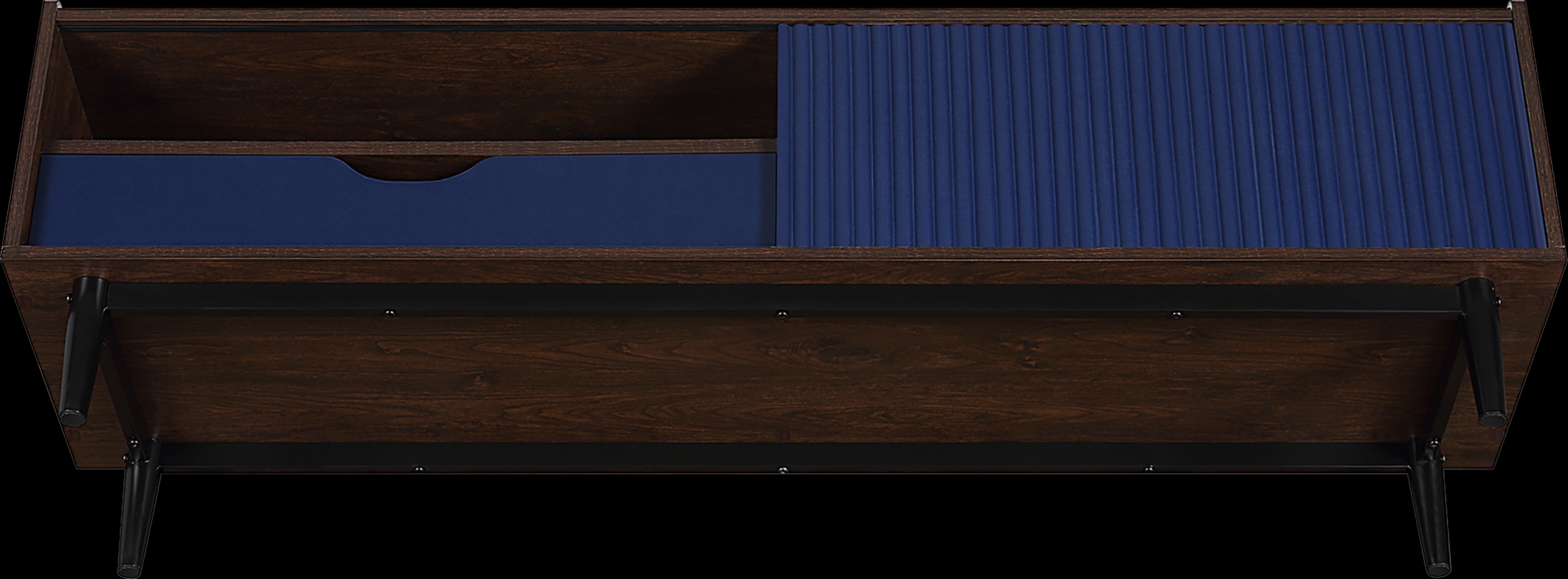 Lindall Navy 59.5 in. Console - Thumbnail - Image 4