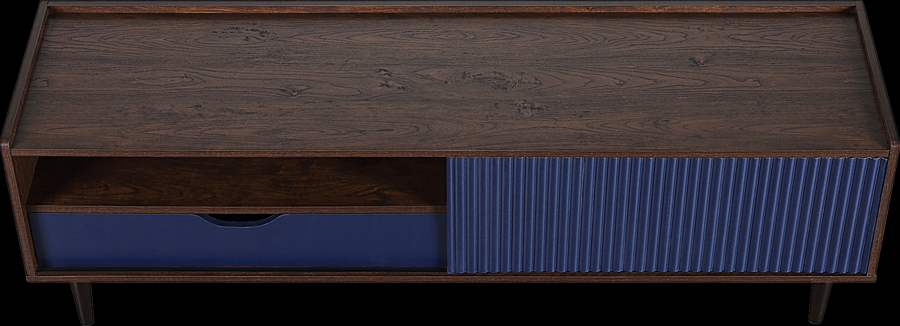 Lindall Navy 59.5 in. Console - Thumbnail - Image 5