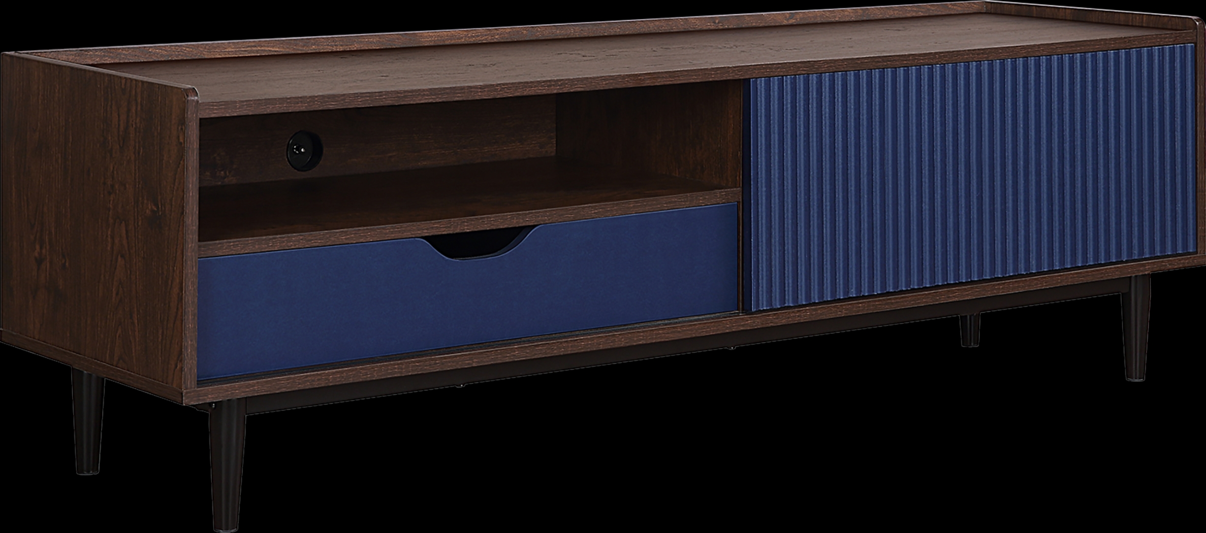 Lindall Navy 59.5 in. Console - Thumbnail - Image 7