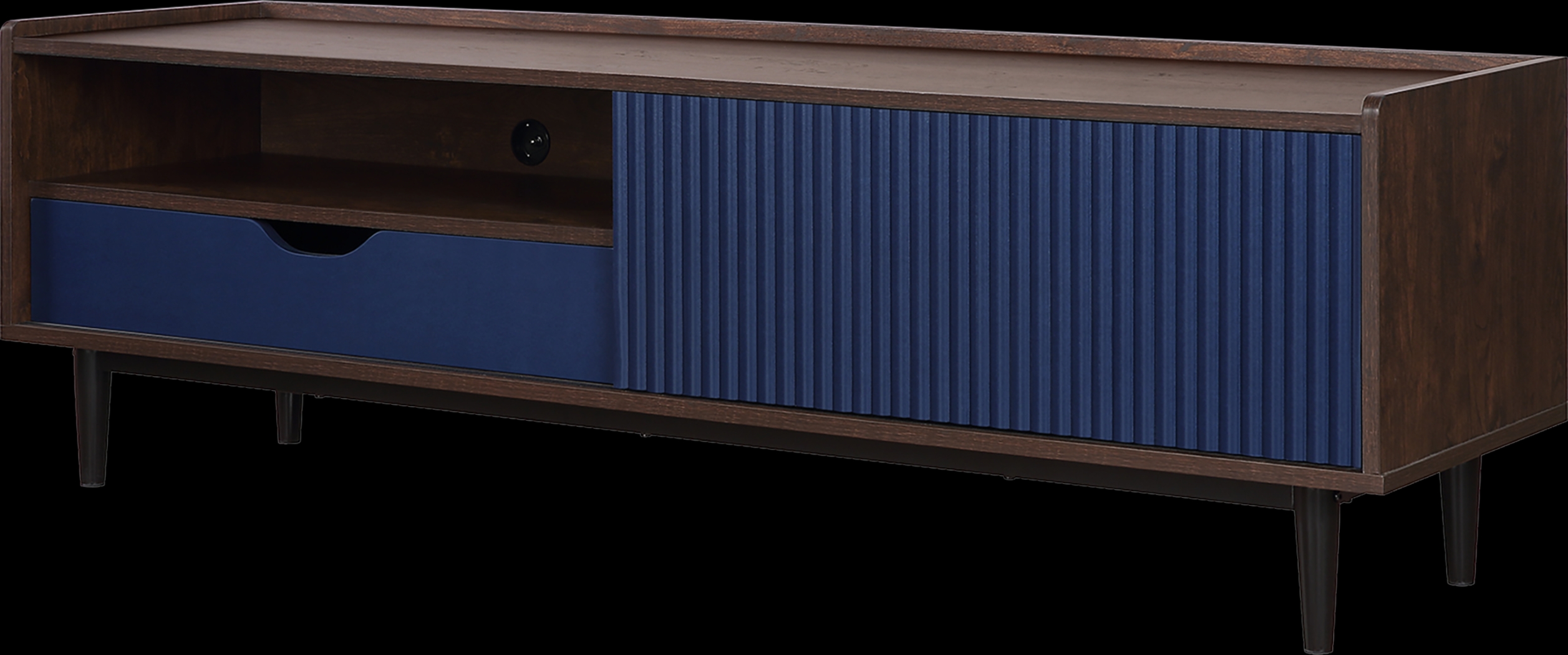 Lindall Navy 59.5 in. Console - Thumbnail - Image 8