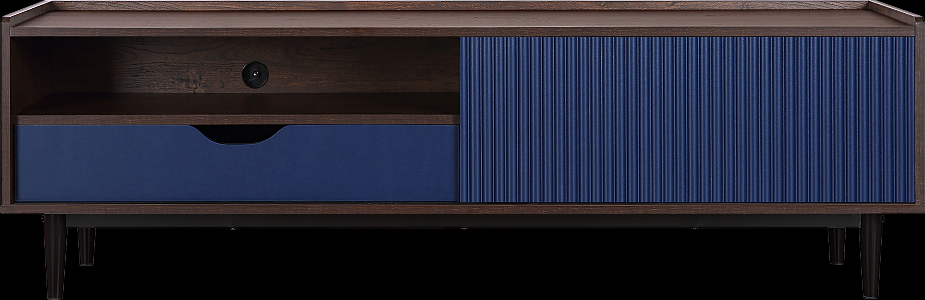 Lindall Navy 59.5 in. Console - Thumbnail - Image 1