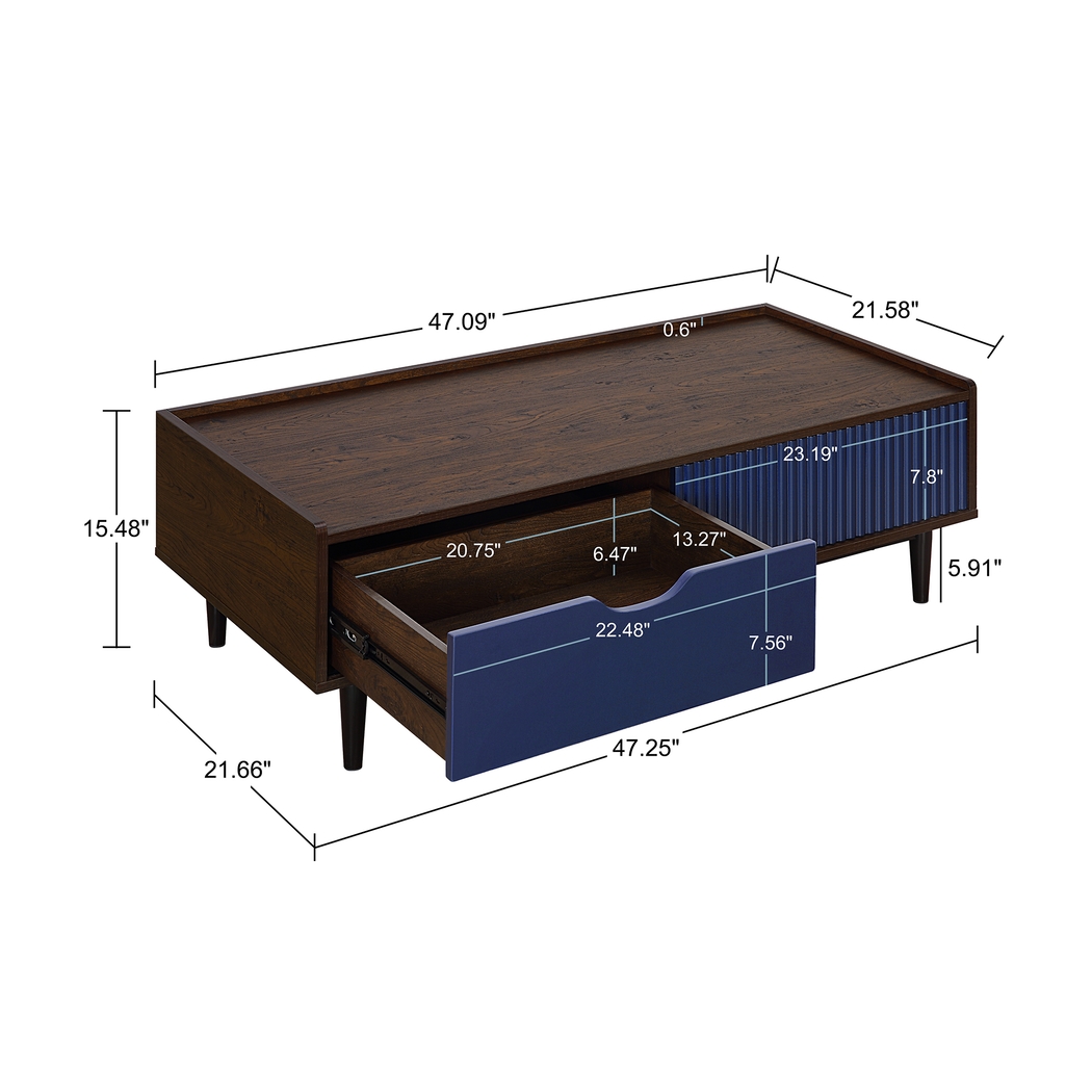 Lindall Navy Cocktail Table - Thumbnail - Image 10