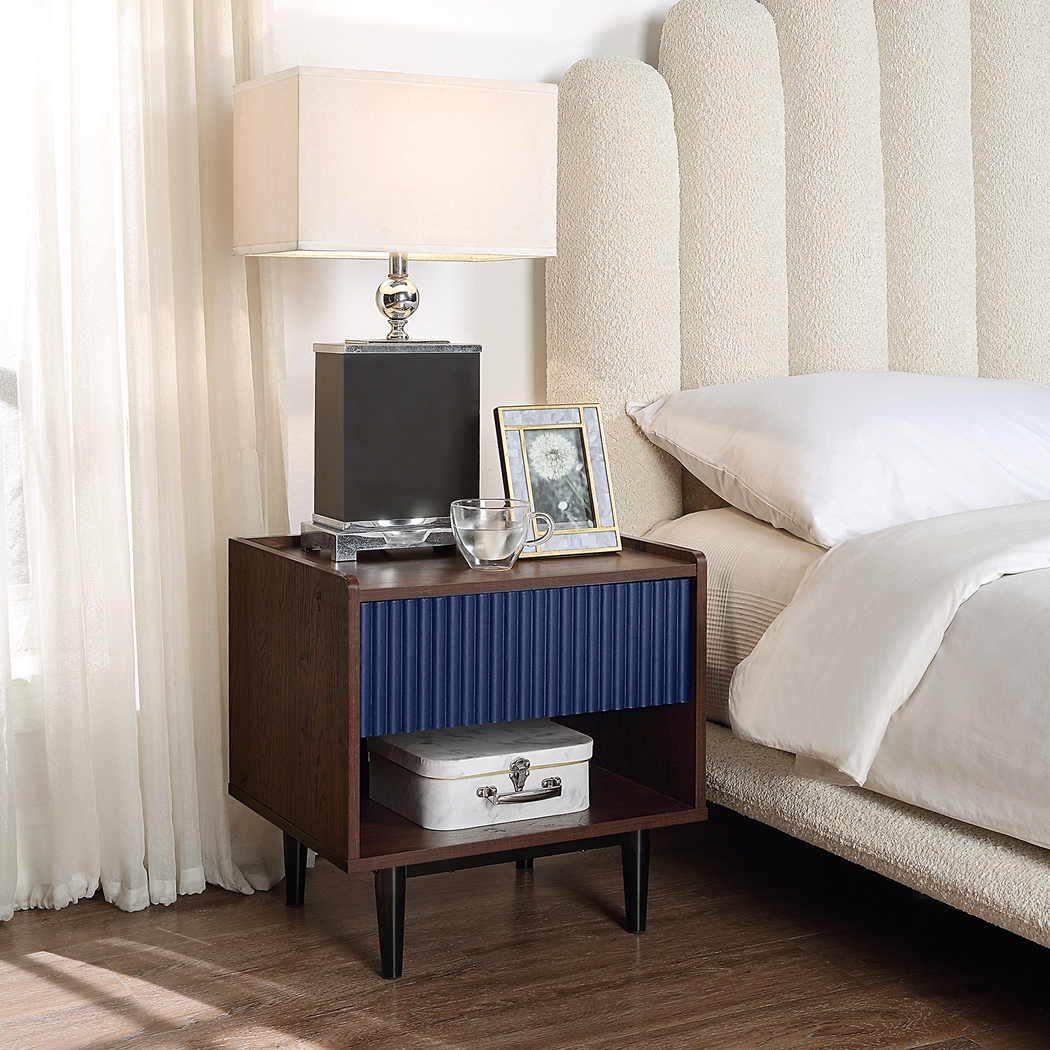 Lindall Navy Nightstand - Thumbnail - Image 2