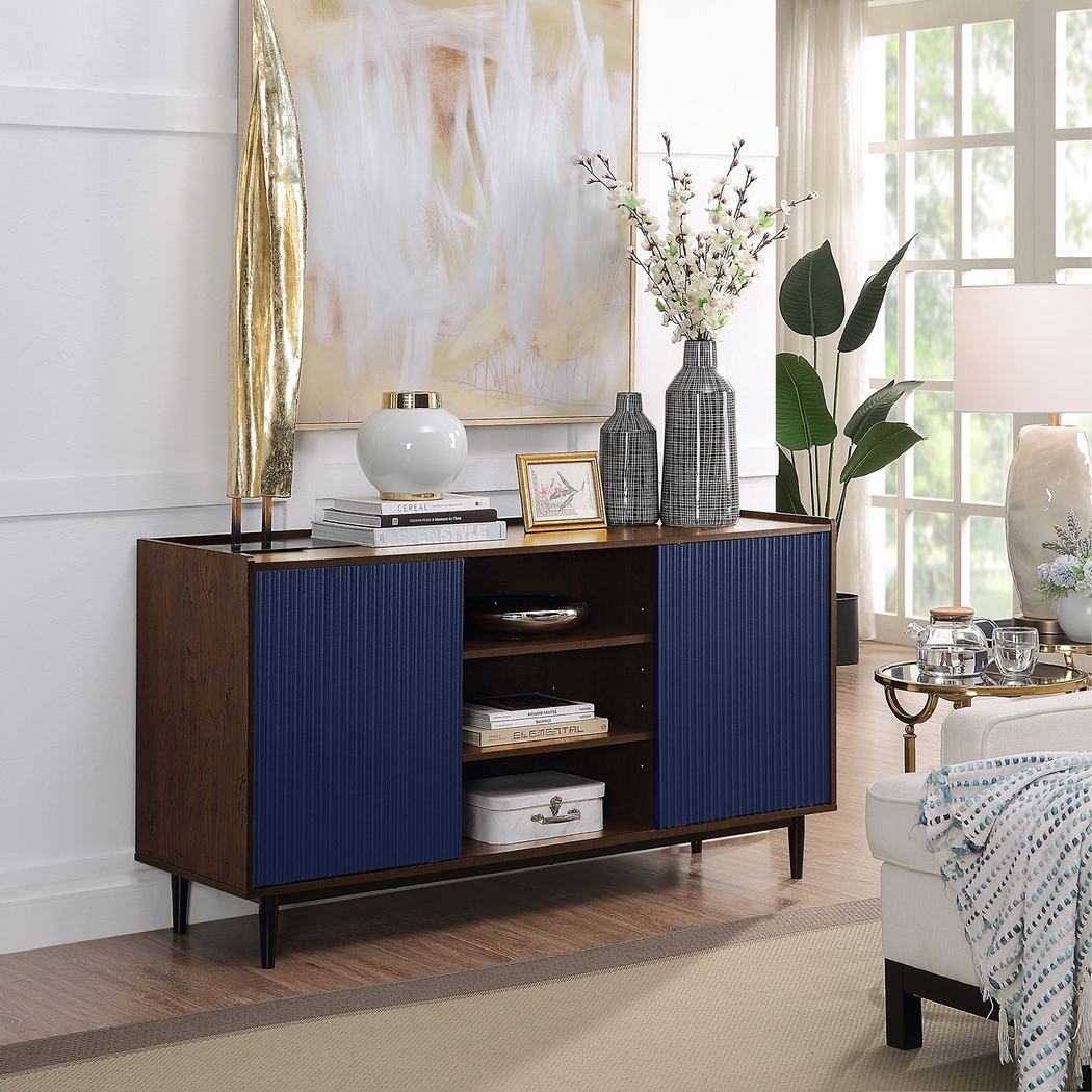 Lindall Navy Sideboard - Thumbnail - Image 2