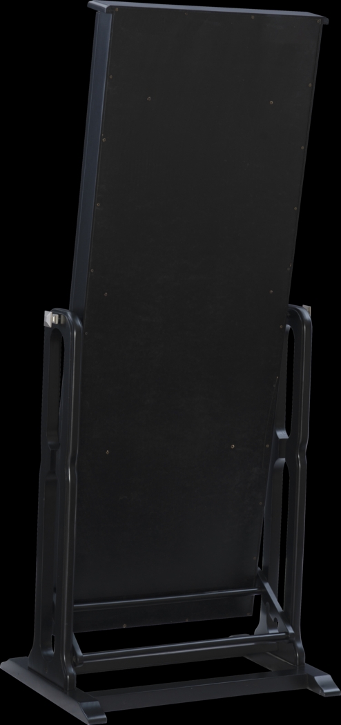 Lindelaan Black Cheval Jewelry Armoire - Thumbnail - Image 6