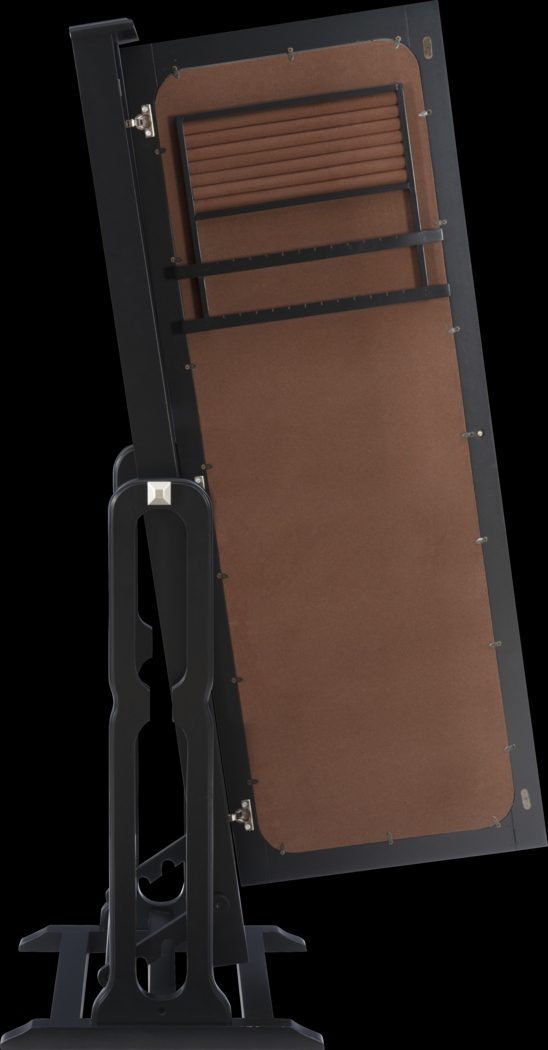 Lindelaan Black Cheval Jewelry Armoire - Thumbnail - Image 9