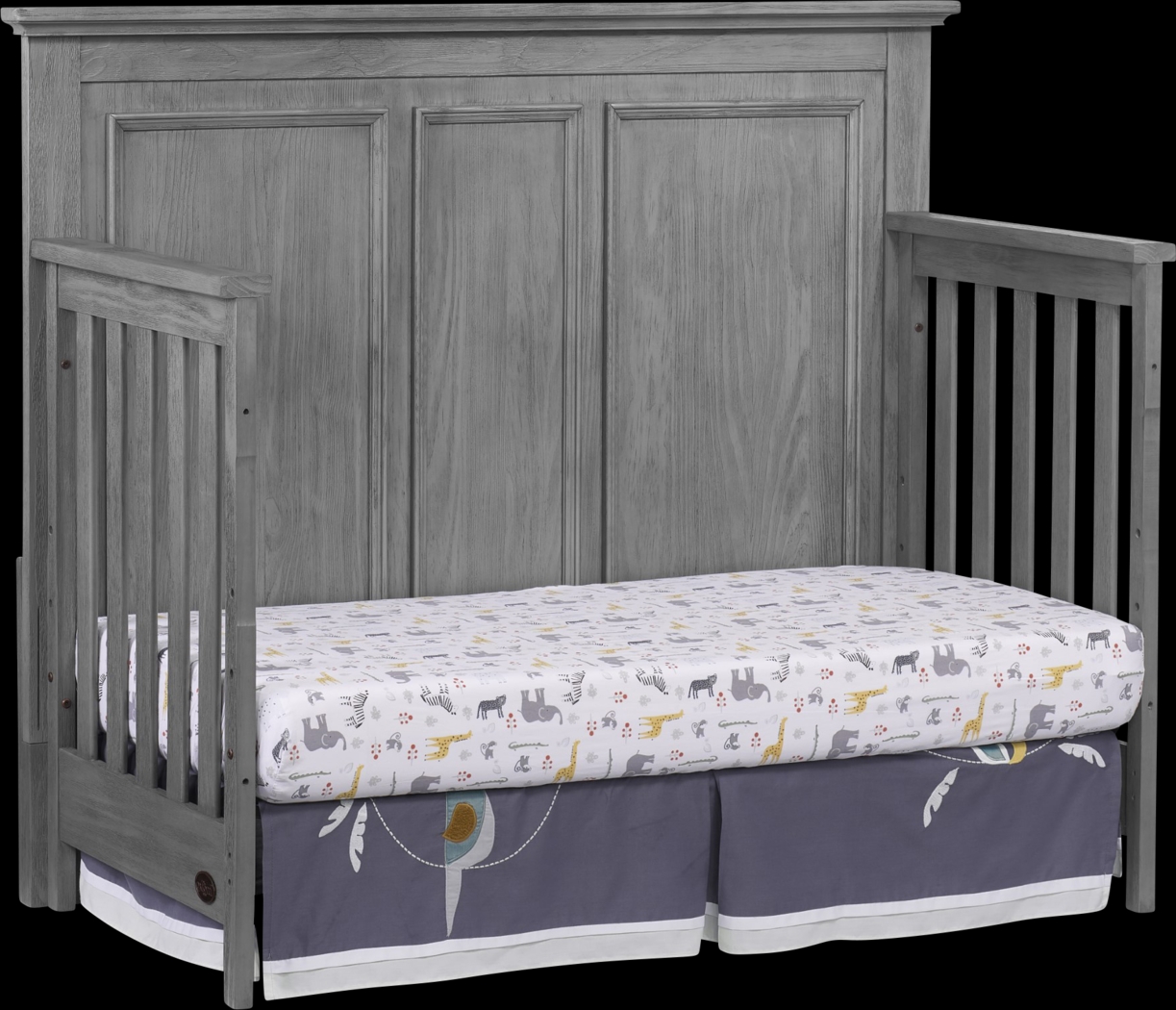 Lindenbrook Gray Convertible Crib - Thumbnail - Image 4