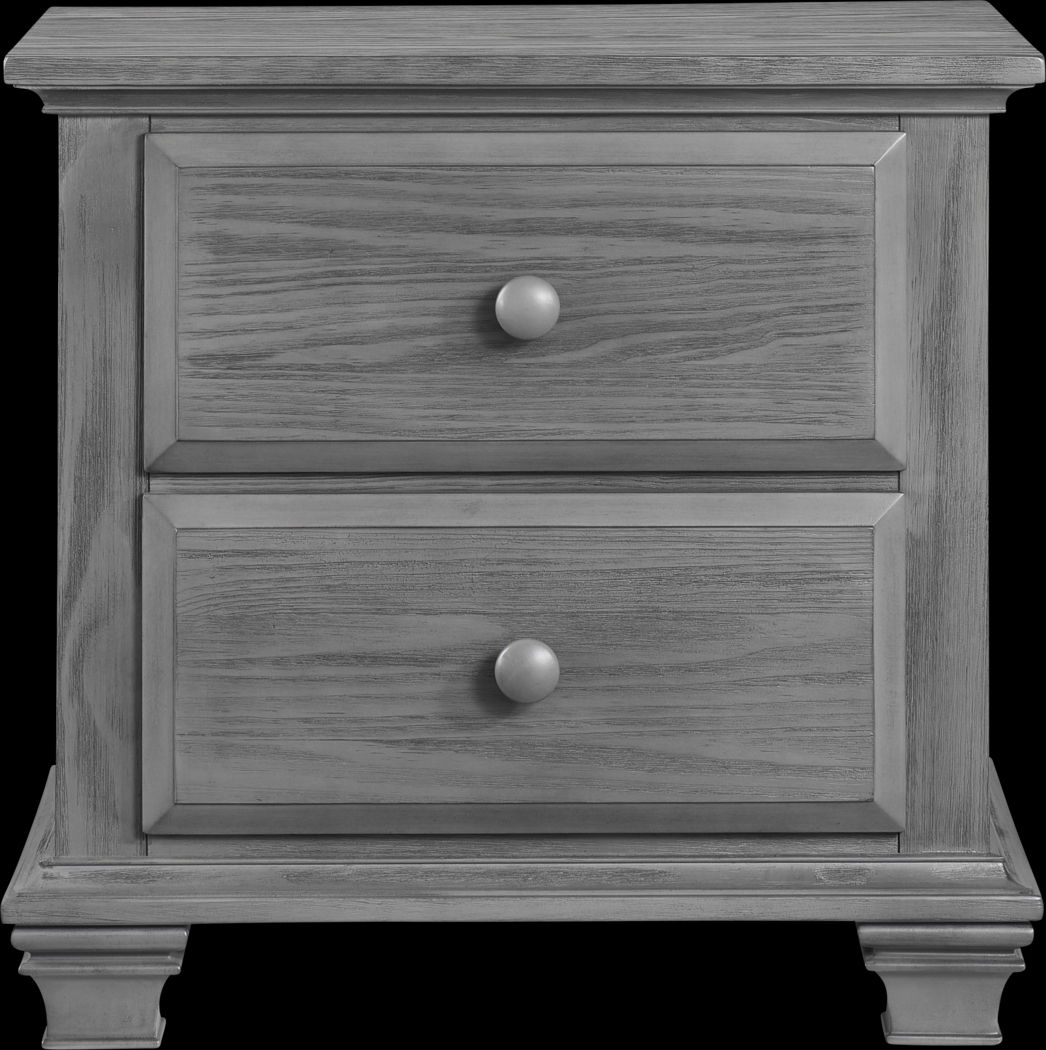 Lindenbrook Gray Nightstand - Thumbnail - Image 2