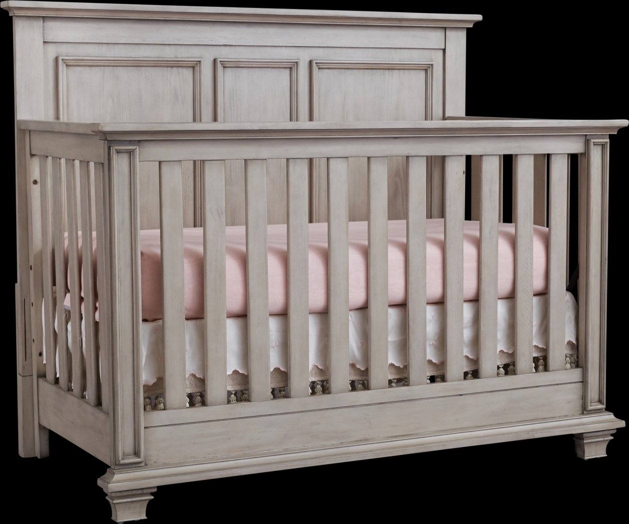 Lindenbrook Stonewash Convertible Crib - Thumbnail - Image 1