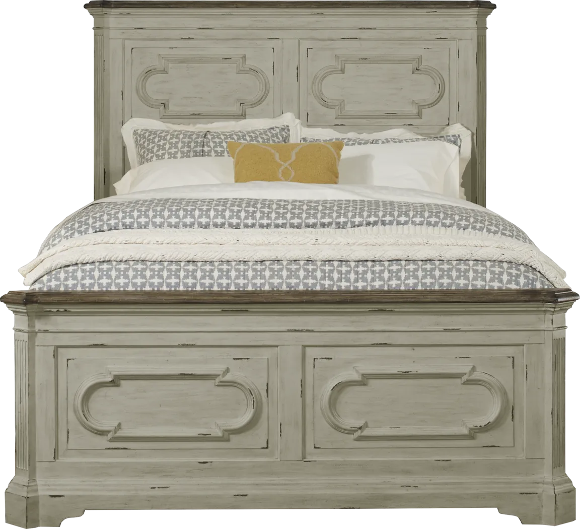 Lindenwood Gray 7 Pc Queen Panel Bedroom - Thumbnail - Image 2