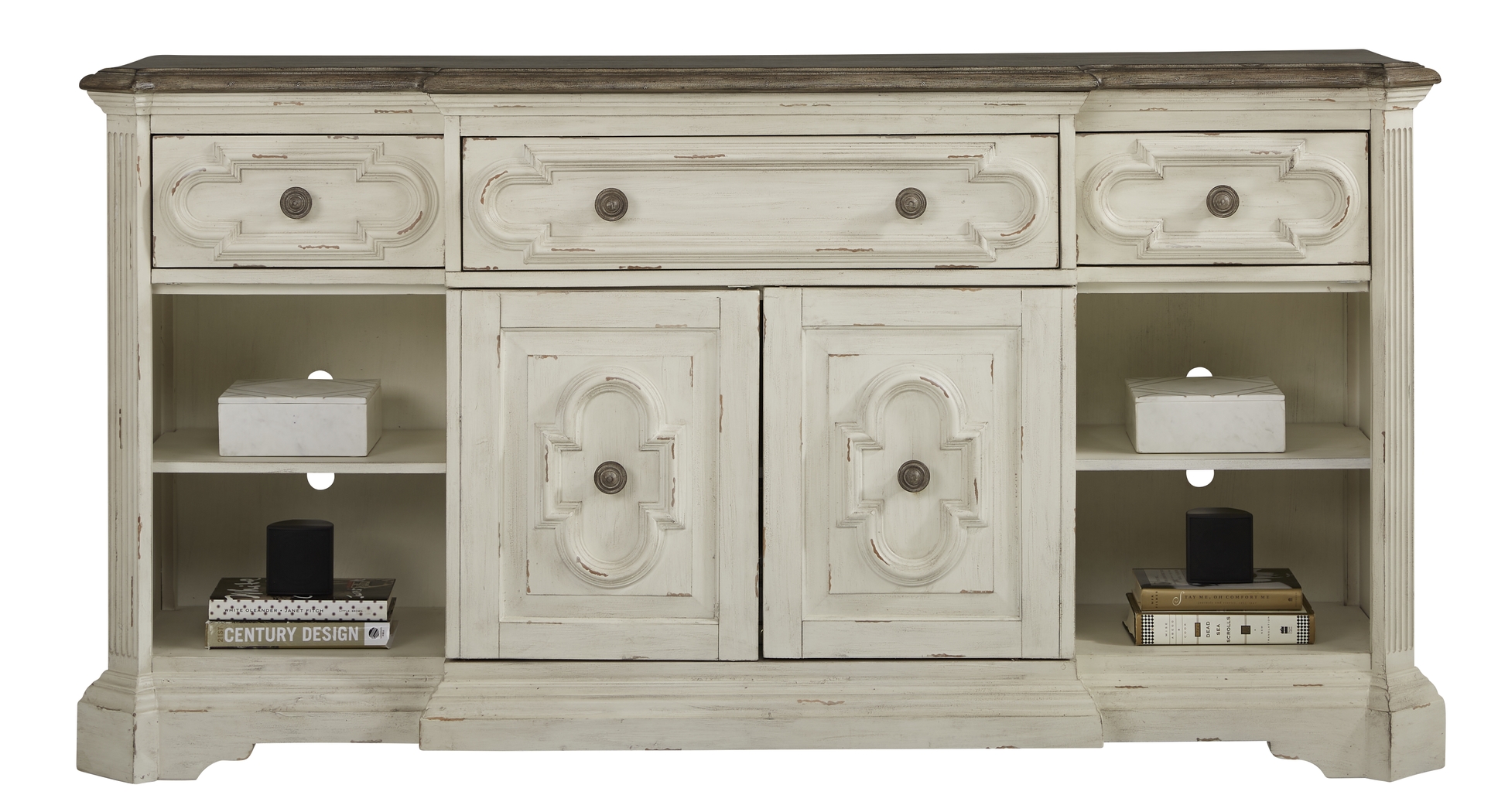 Lindenwood White 72 in. Console - Thumbnail - Image 2