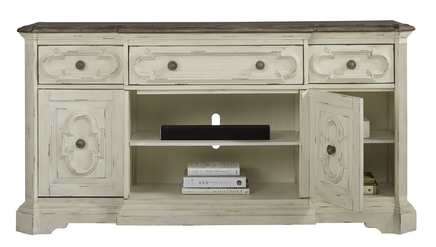 Lindenwood White 72 in. Console - Thumbnail - Image 3