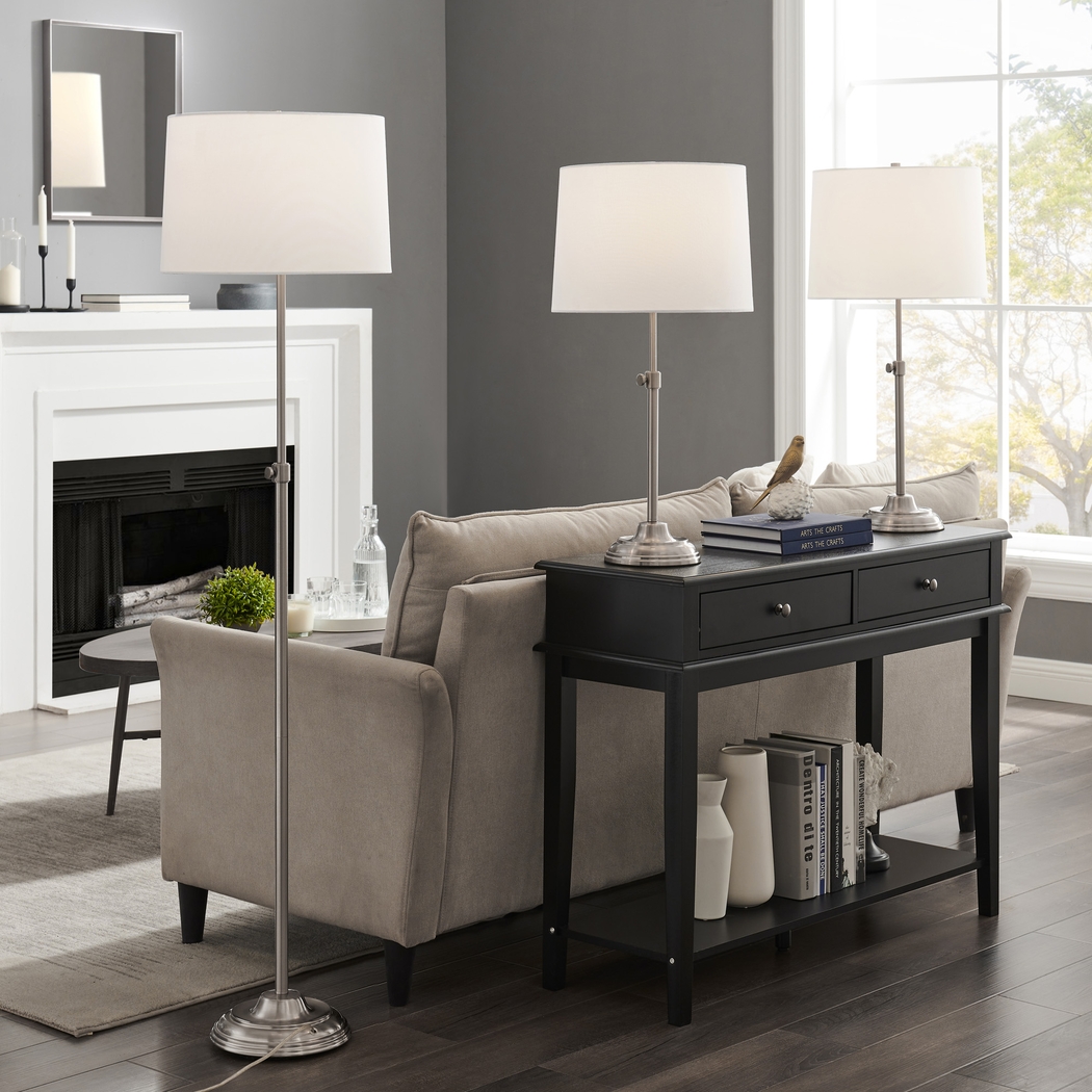 Linder Trail Nickel Table Lamps, Set of 3 - Thumbnail - Image 2