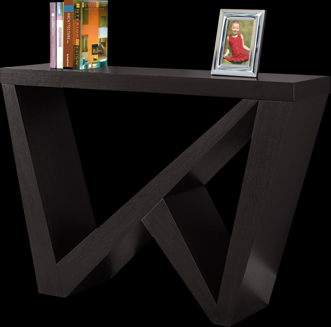 Lindhurst Cappuccino Console Table - Thumbnail - Image 1