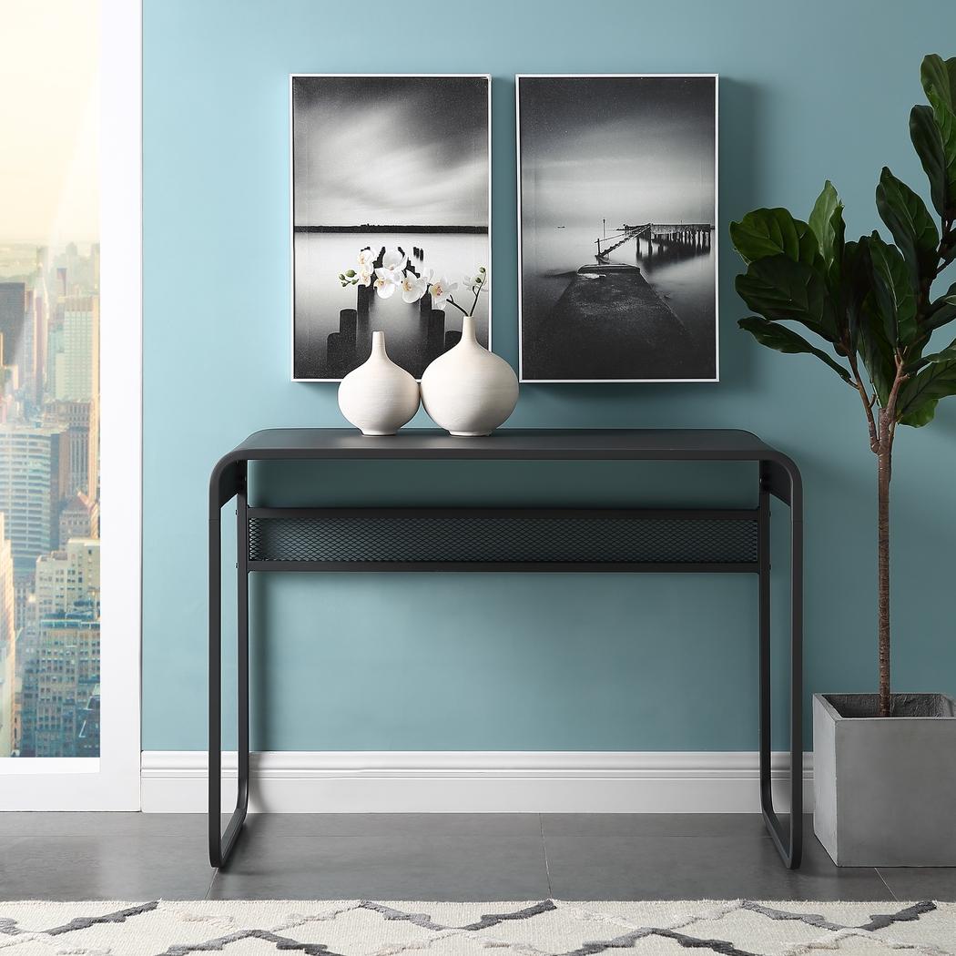 Lindmont Gray Desk - Thumbnail - Image 4