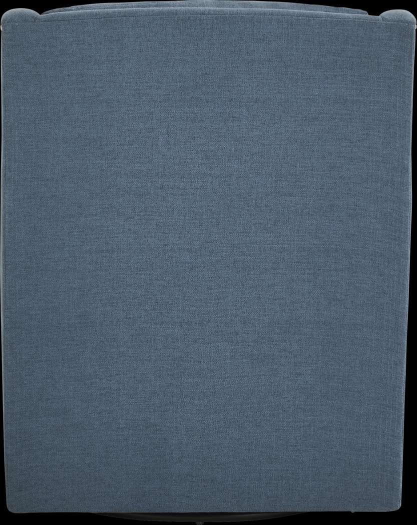 Lindsey Blue Swivel Chair - Thumbnail - Image 3