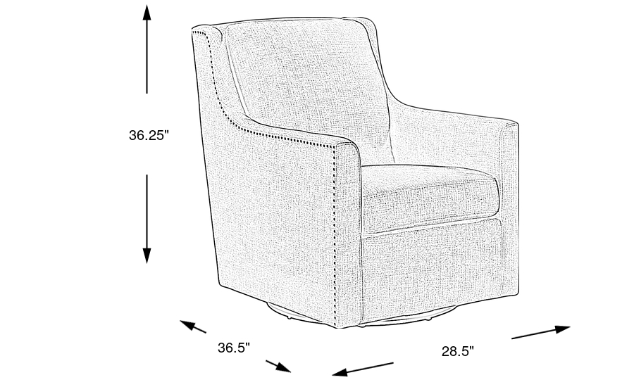 Dimension Image. Please refer to the Dimension Tab on this page for dimension details.