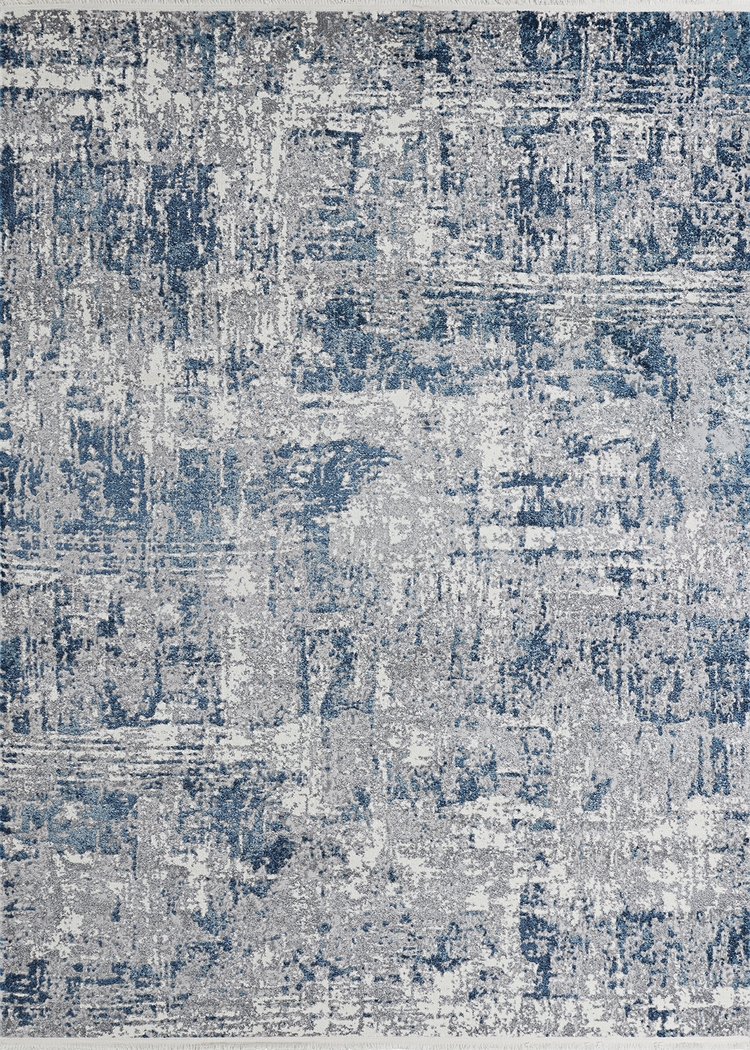 Linhaven Blue 5'3 x 7'6 Rug - Thumbnail - Image 1