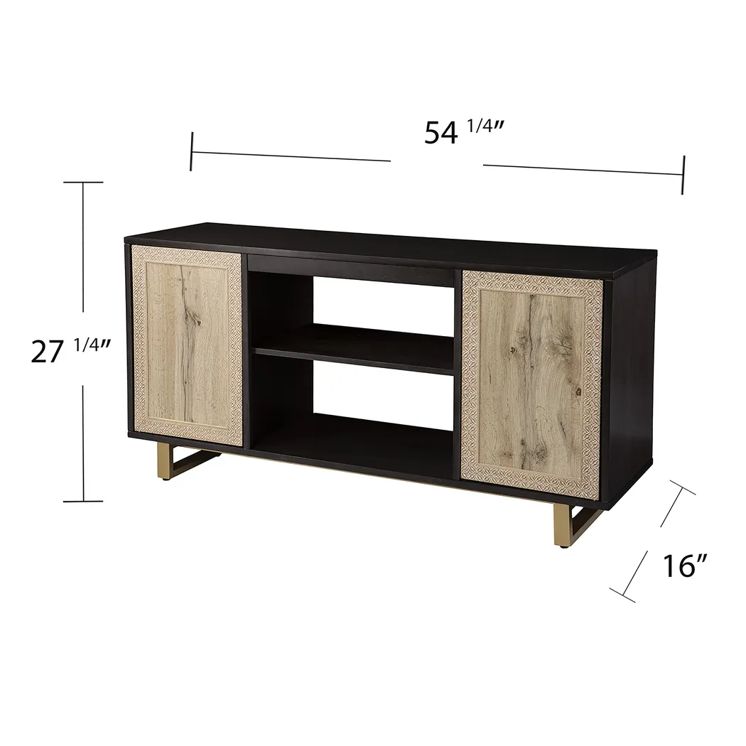 Linherk Dark Brown 54 in. Console - Image 10