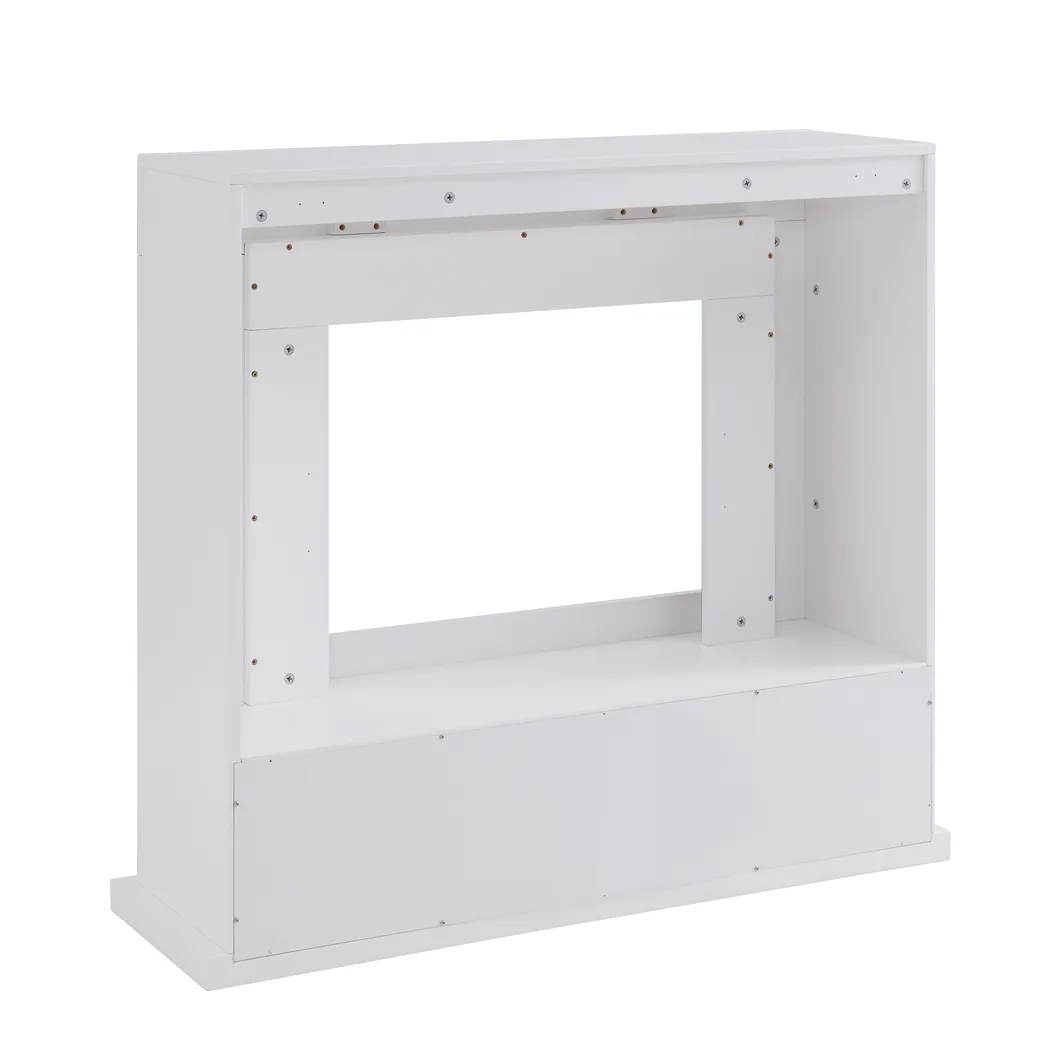 Linkmeadow II White 44 in. Console With Electric Log Fireplace - Image 5