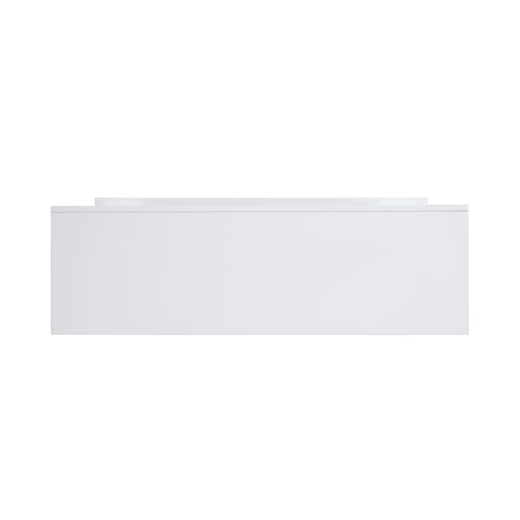 Linkmeadow II White 44 in. Console With Electric Log Fireplace - Image 6