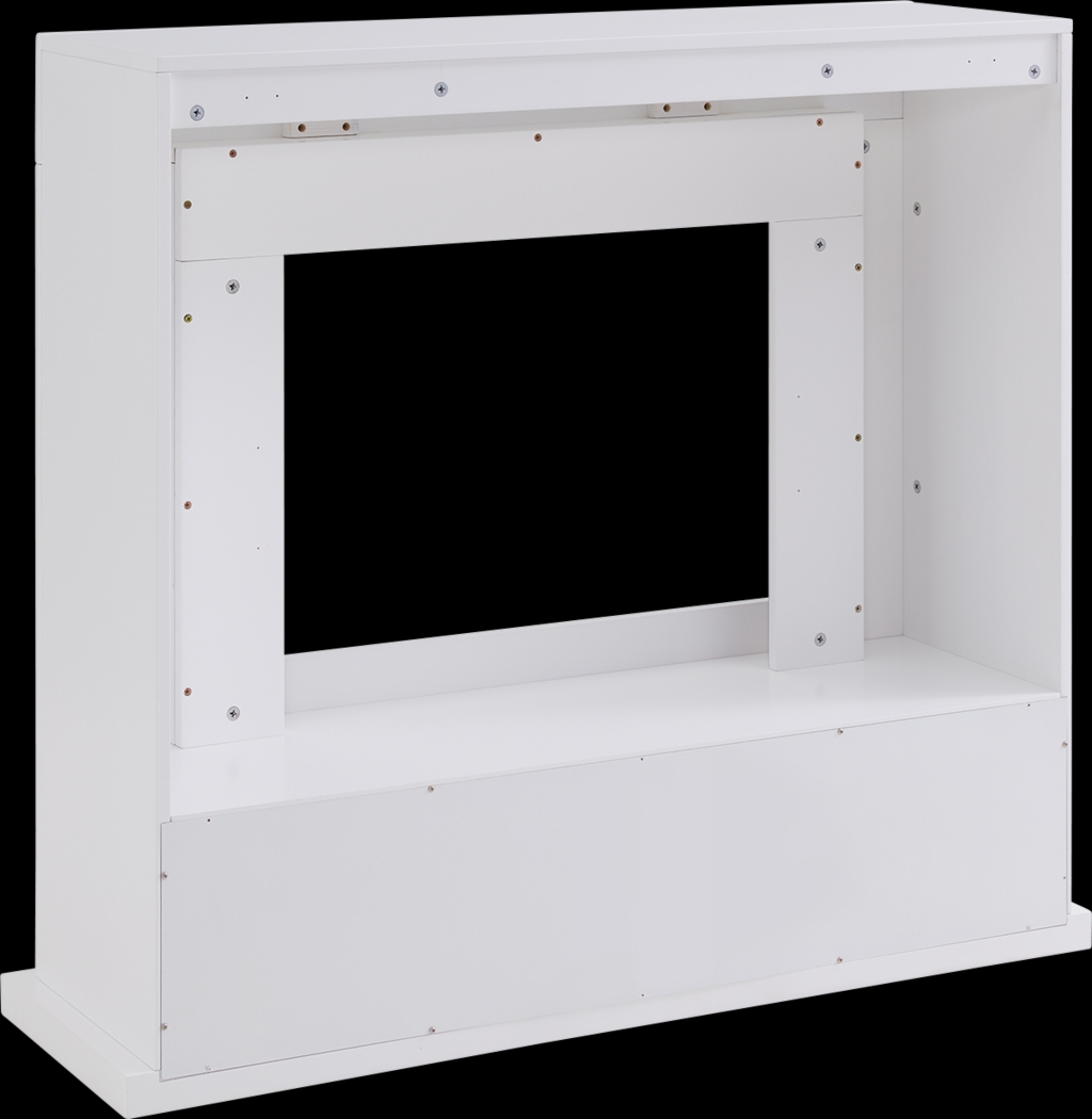 Linkmeadow IV White 44 in. Console With Touch Panel Electric Fireplace - Thumbnail - Image 2