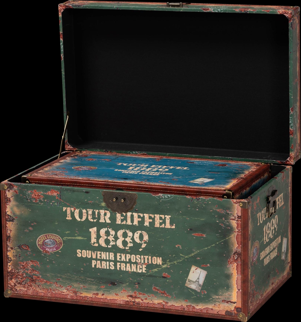 Linkville Blue and Green Storage Trunk, Set of 2 - Thumbnail - Image 3