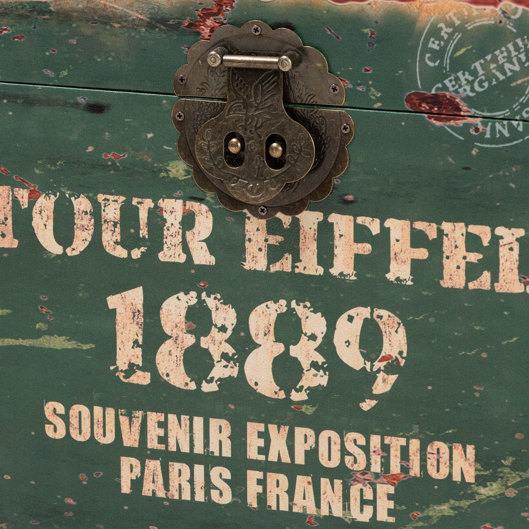 Linkville Blue and Green Storage Trunk, Set of 2 - Thumbnail - Image 7