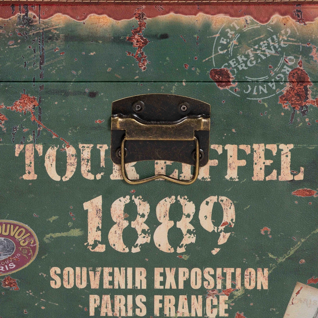 Linkville Blue and Green Storage Trunk, Set of 2 - Thumbnail - Image 8