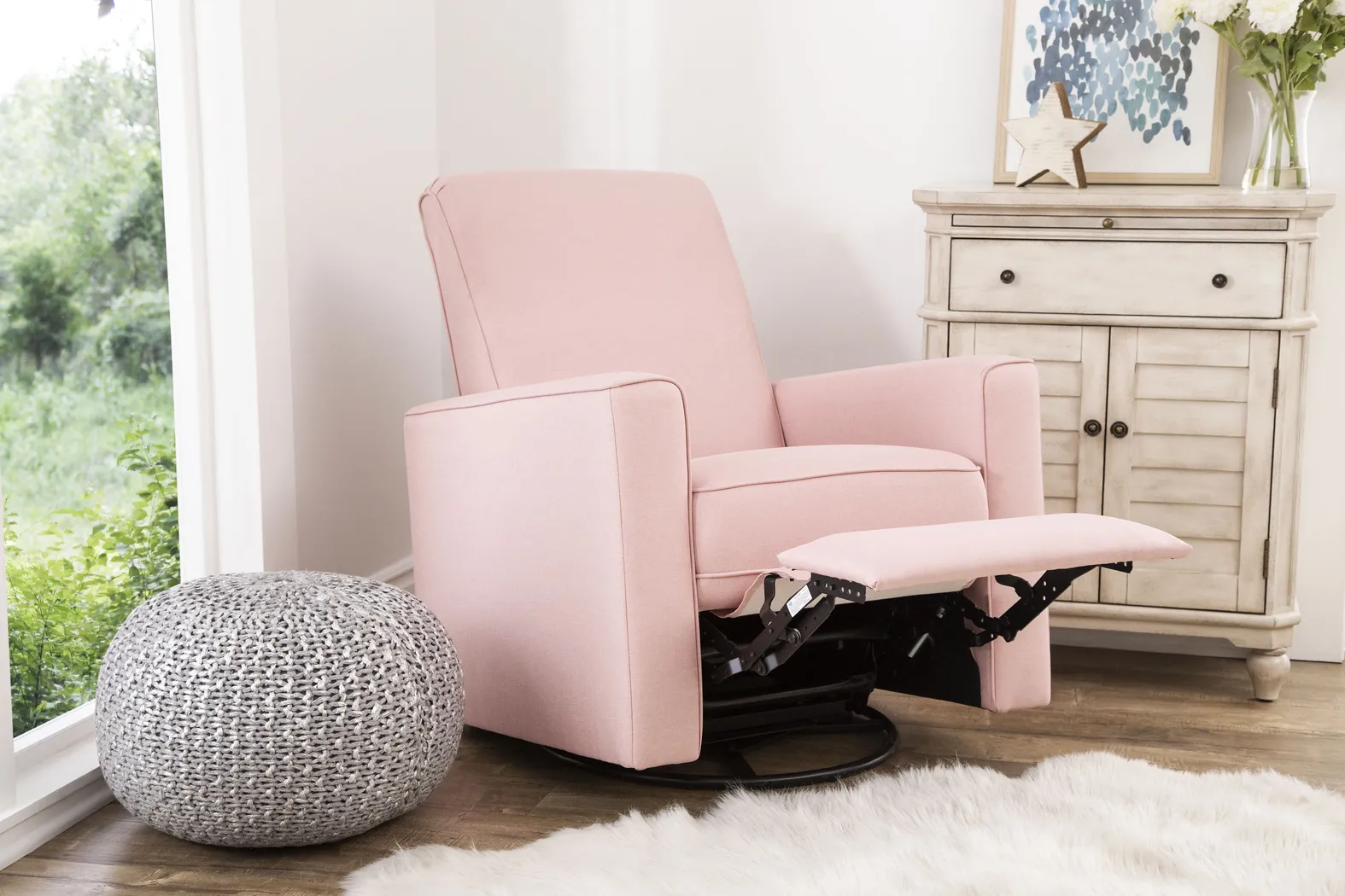 Linley Pink Swivel Glider - Thumbnail - Image 3