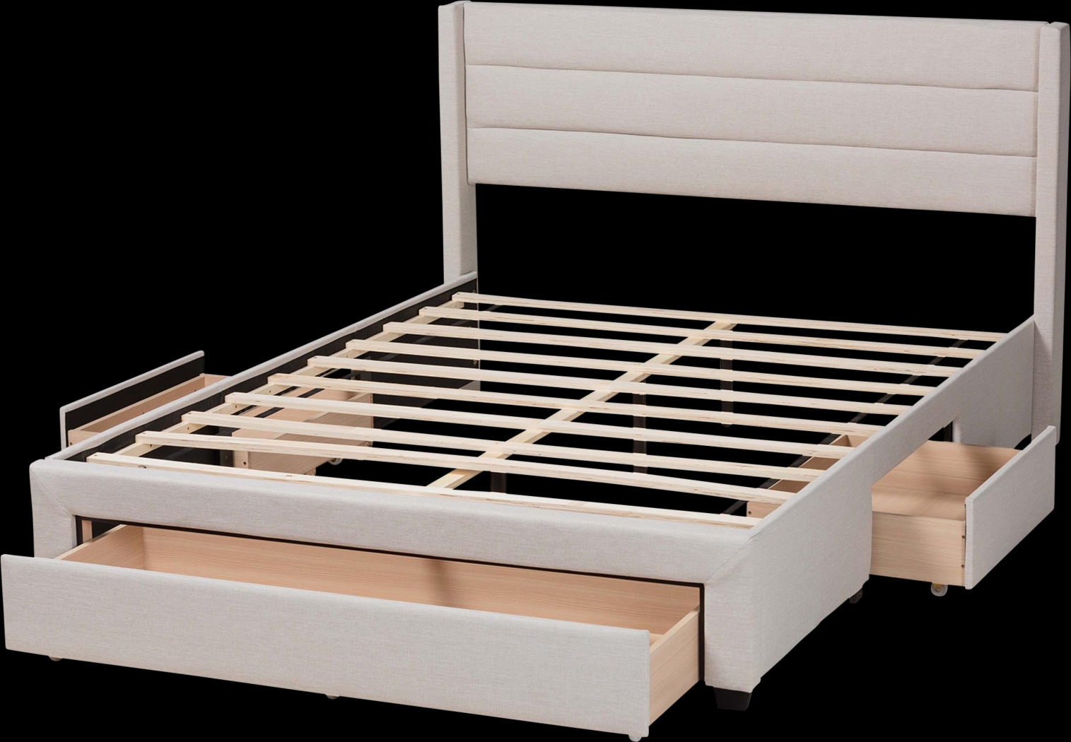 Linnaean Beige Full Bed - Thumbnail - Image 5