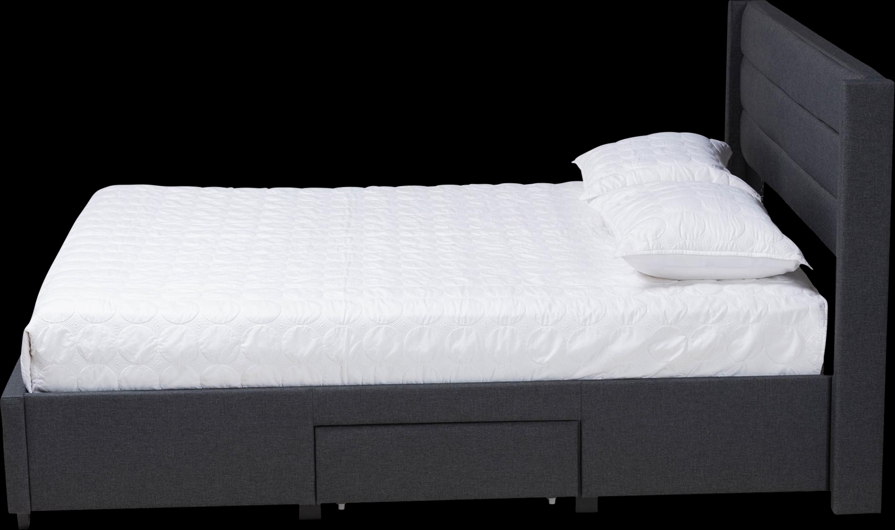 Linnaean Charcoal Full Bed - Thumbnail - Image 4