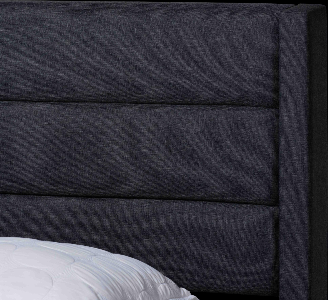 Linnaean Charcoal Queen Bed - Thumbnail - Image 7