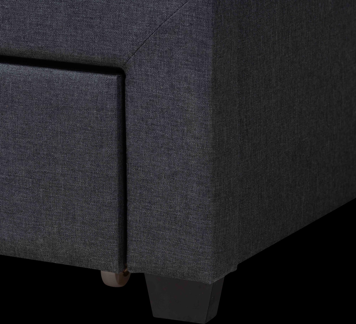 Linnaean Charcoal Queen Bed - Thumbnail - Image 9