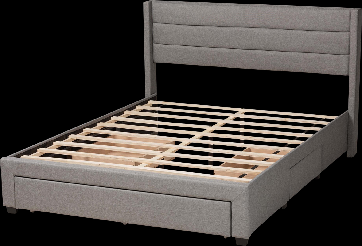 Linnaean Light Gray Full Bed - Thumbnail - Image 5