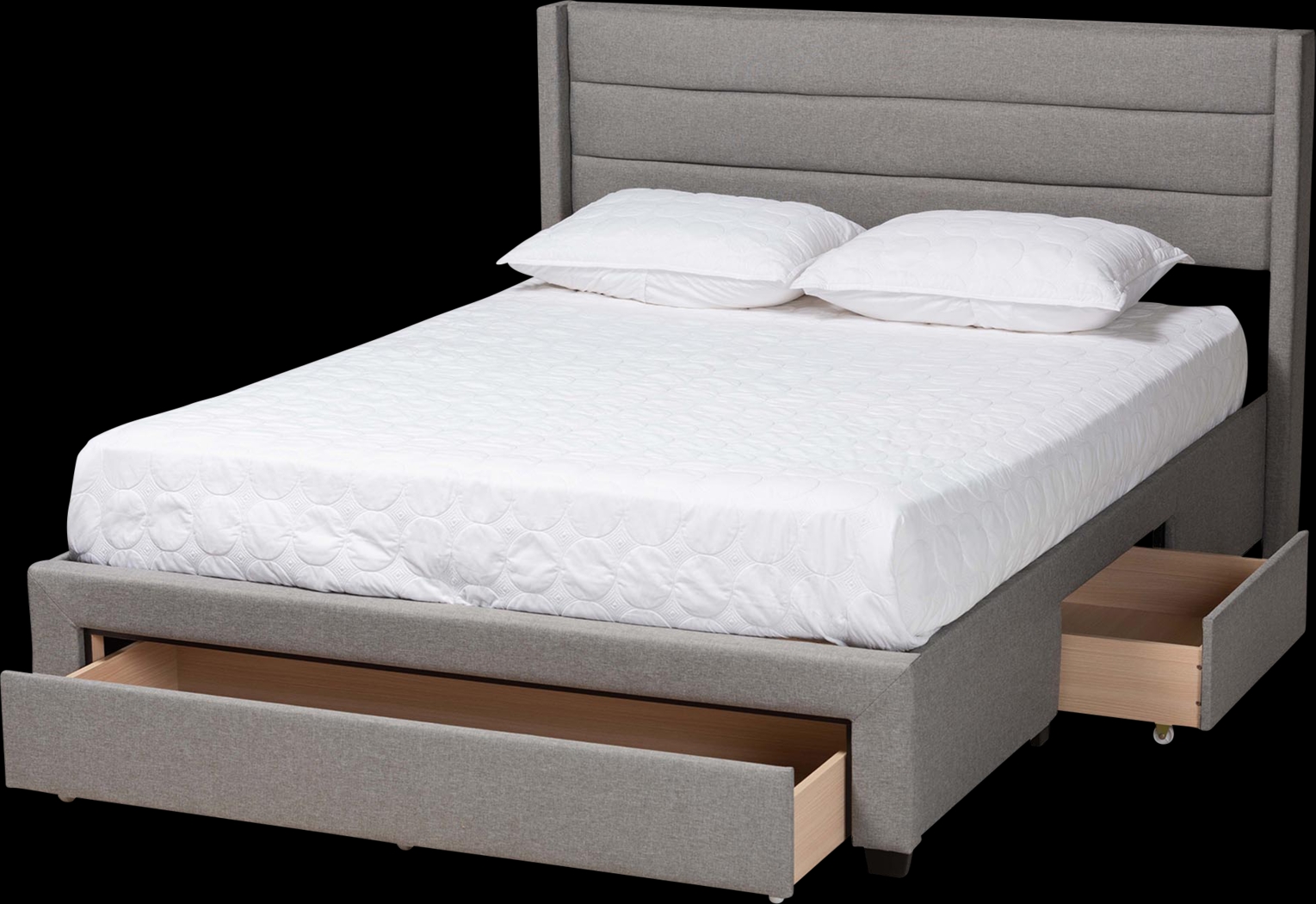 Linnaean Light Gray Queen Bed - Thumbnail - Image 3