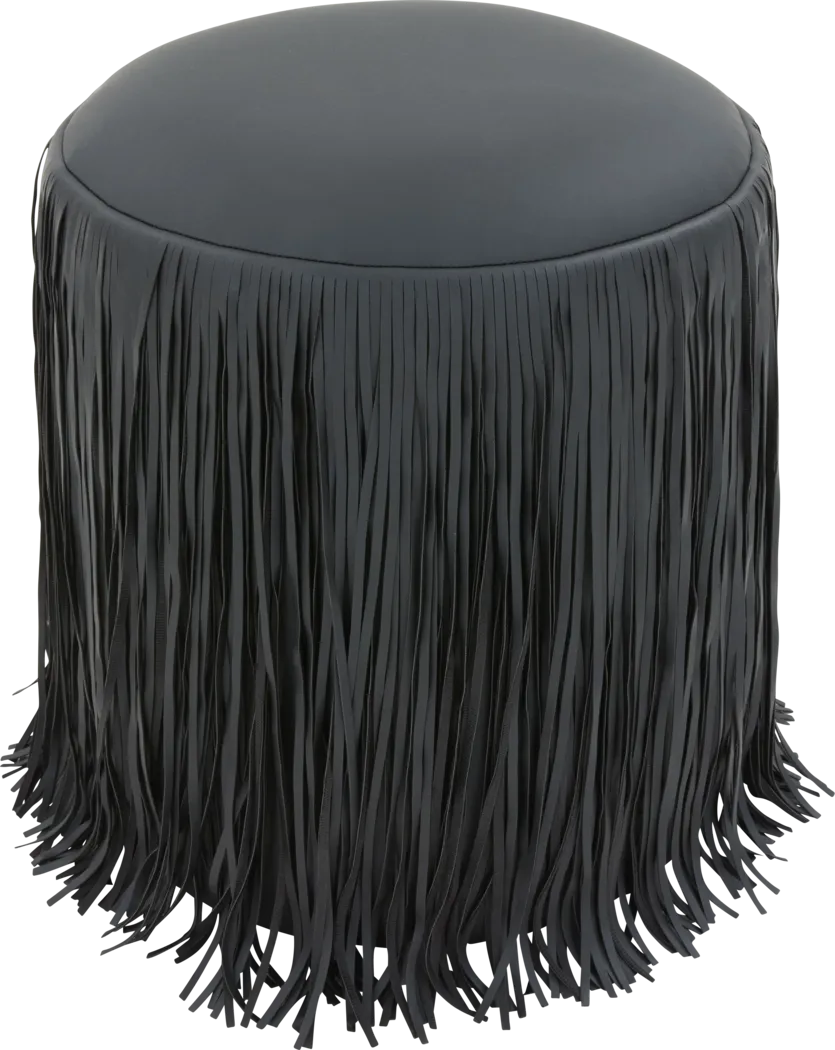 Linnwood Black Ottoman - Thumbnail - Image 3